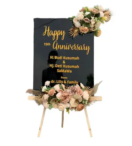 Papan Bunga Akrilik leuwisari