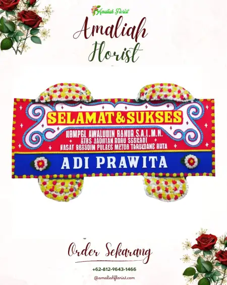 Papan Bunga Ucapan Selamat leuwisari